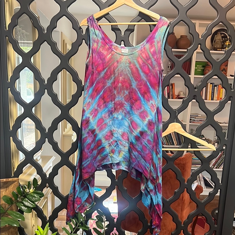 Colorful Tie-Dye Women's Top